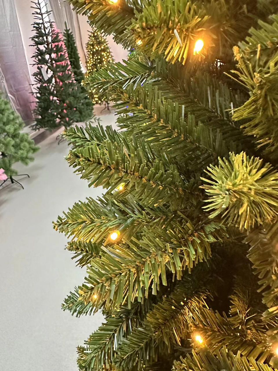 Lit & Lovely Trees, 7.5 ft Pre-Lit Artificial Christmas Tree with Ornaments